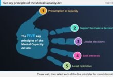 5 principles of mental capacity act