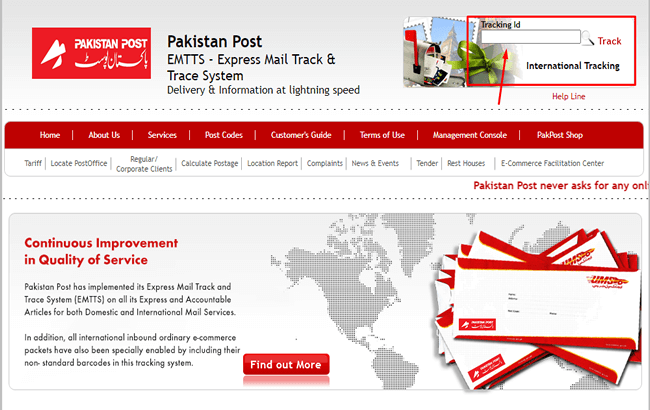 post office tracking returns