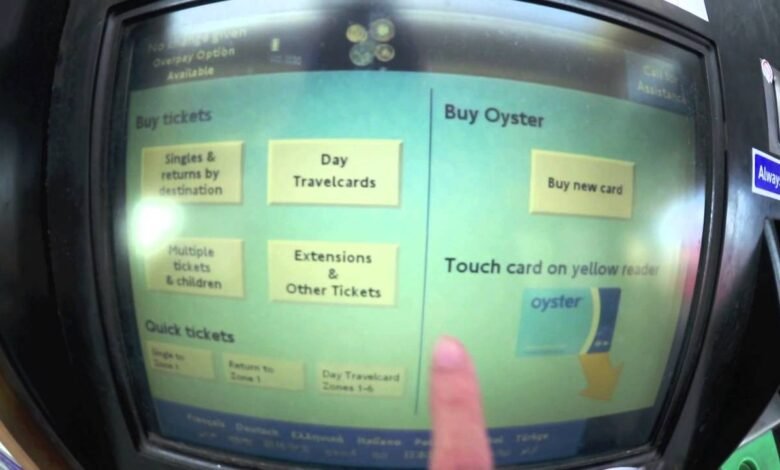 how to buy oyster card from machine