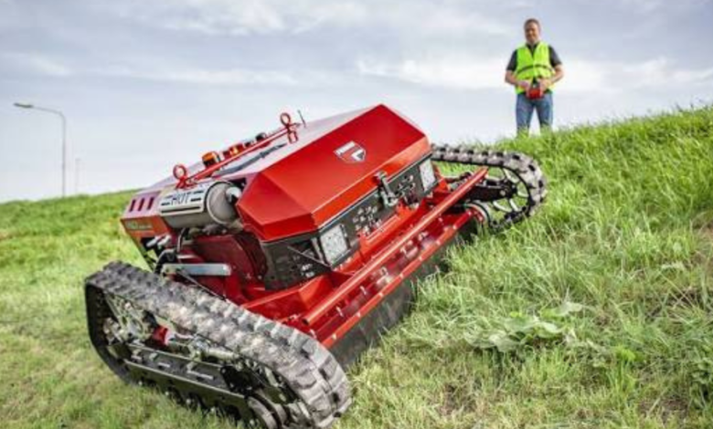 remote control lawn mower